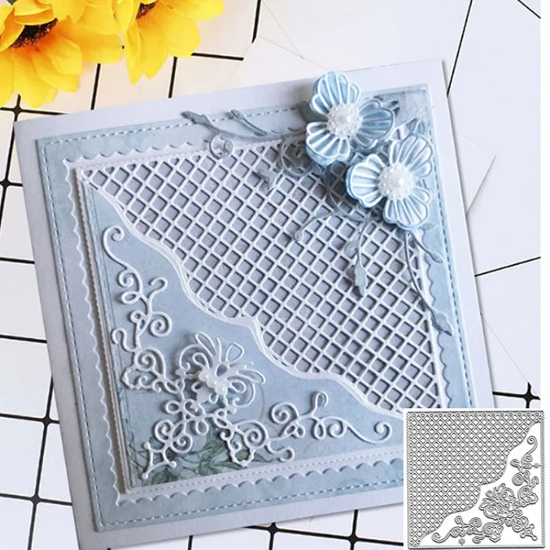 DIY Square Border Metal Cutting Dies Embossed Paper Art Scrapbook Long Frame Cutting Die