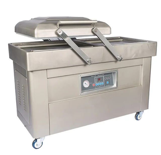 

CE Certified Double Chamber Automatic Vacuum Sealer/Commercial Vacuum Packing Machine/Vegetable Meat Vacuum Packing Machine
