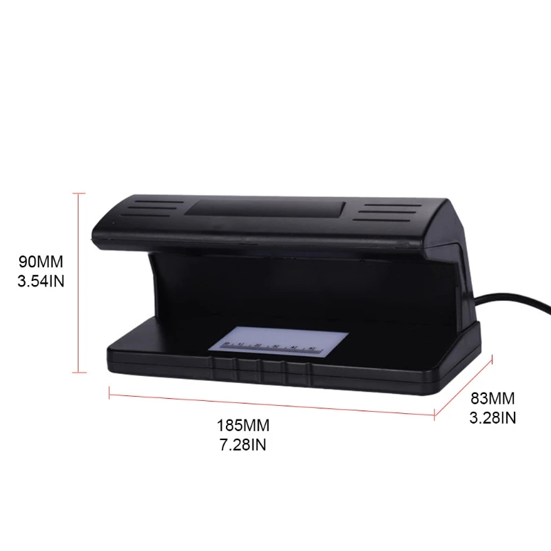Detector notas uv ultravioleta, verificador dinheiro falsificado, multimoeda, testador dinheiro forjado, luz roxa,