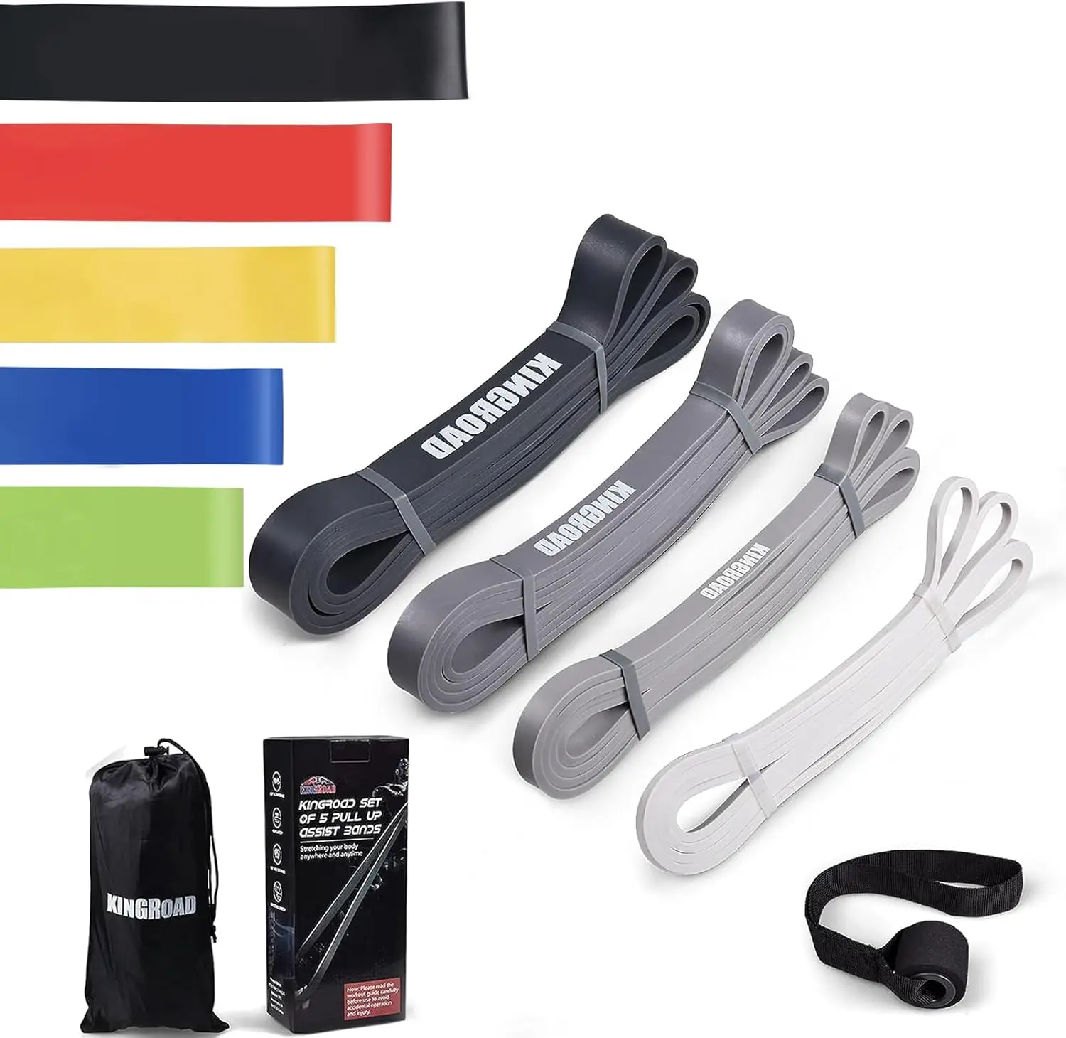 

Набор из 5 эластичных лент для подтягиваний для силовых тренировок и фитнеса