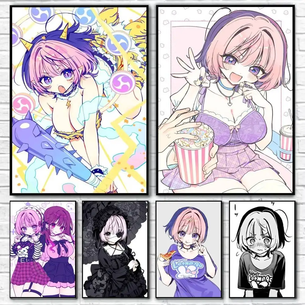 Noa-senpai wa Tomodachi.  Anime Character Poster HD Print Wall Art Home Decor