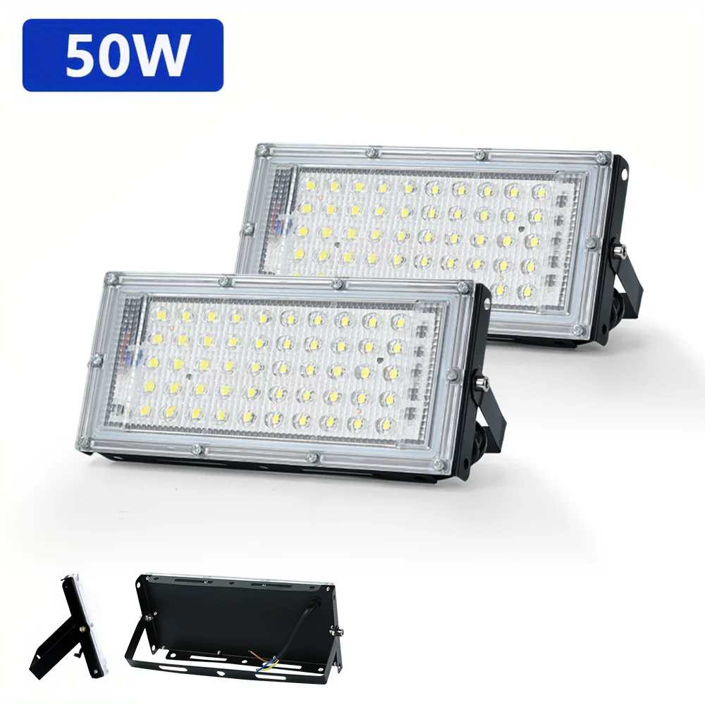 Led Flood Light IP66 Waterproof AC 220V Outdoor Floodlight Spotlight LED Reflector Street Lamp 50W Wall Flood Lights