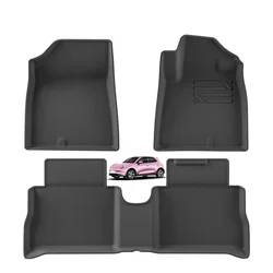 for GWM ORA 03 Good Cat Funky Cat 2021-2024 Right Rudder TPE 3D Car Floor Mats Waterproof All Weather Accessories Black