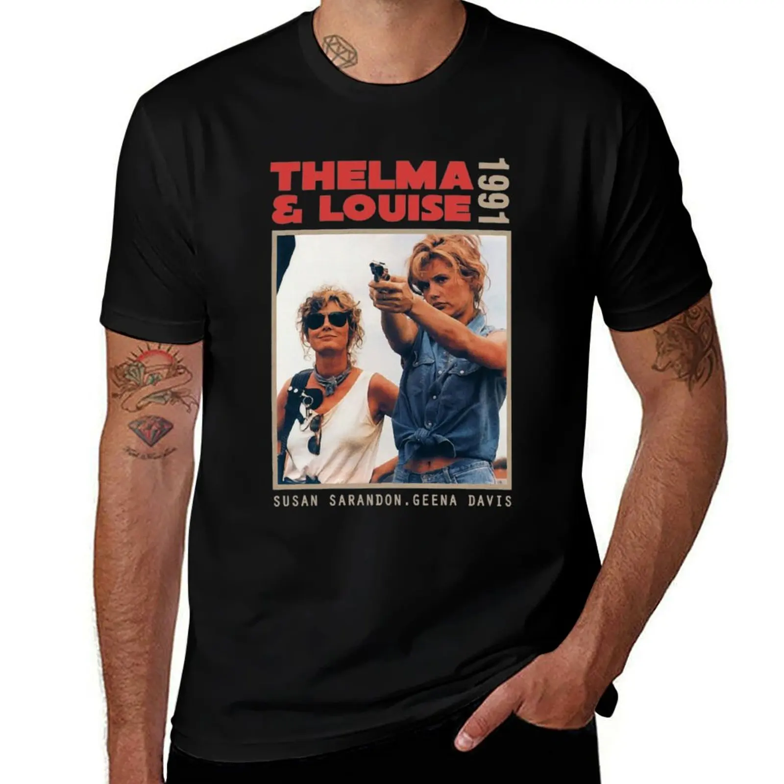 Thelma And Louise T-Shirt street wear kawaii clothes t shirts for men cotton