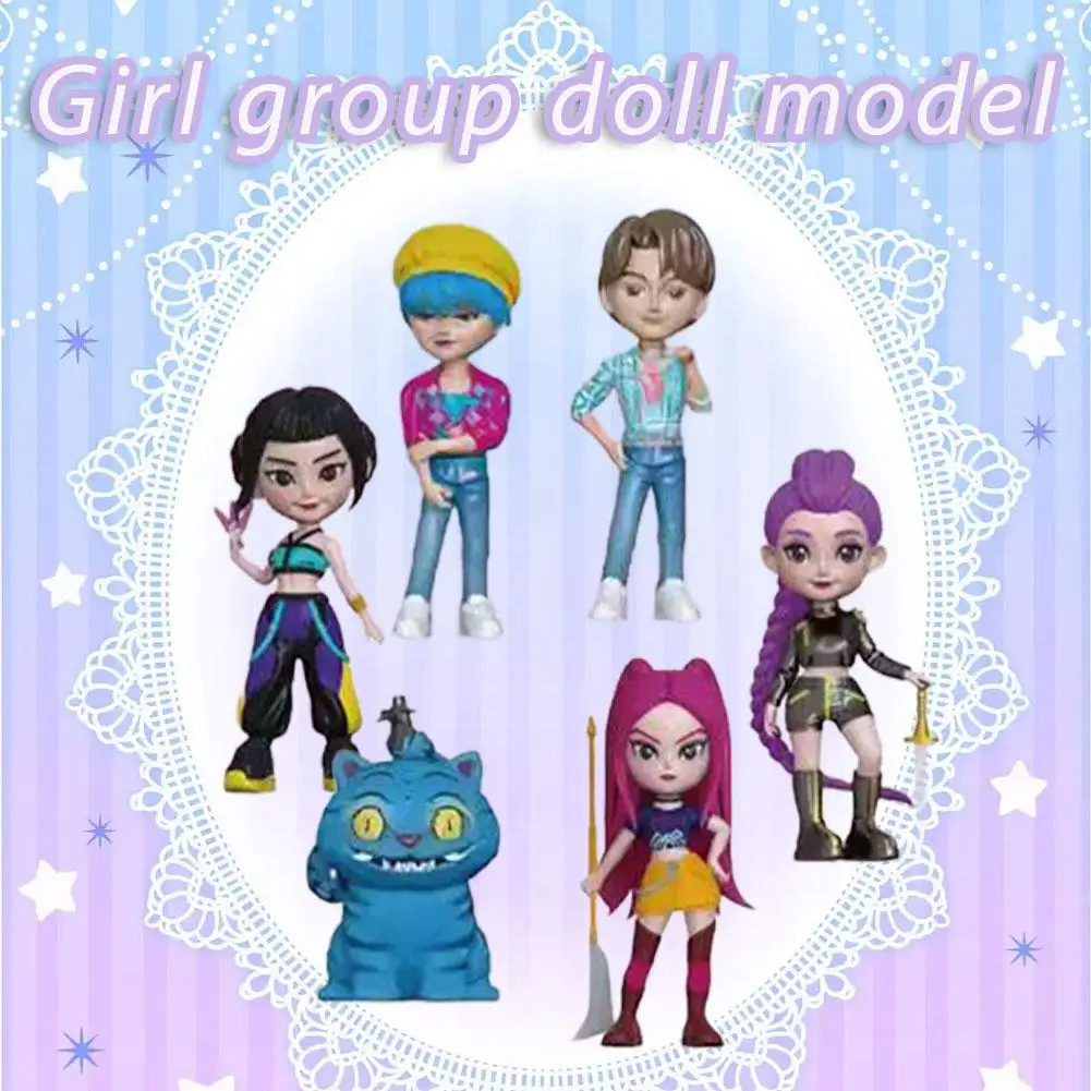 Demon Hunters-figura de Anime Kpop, modelo de caja ciega, juguete de dibujos animados, periféricos para juegos, decoración de escritorio, modelo de colección para regalo de chico