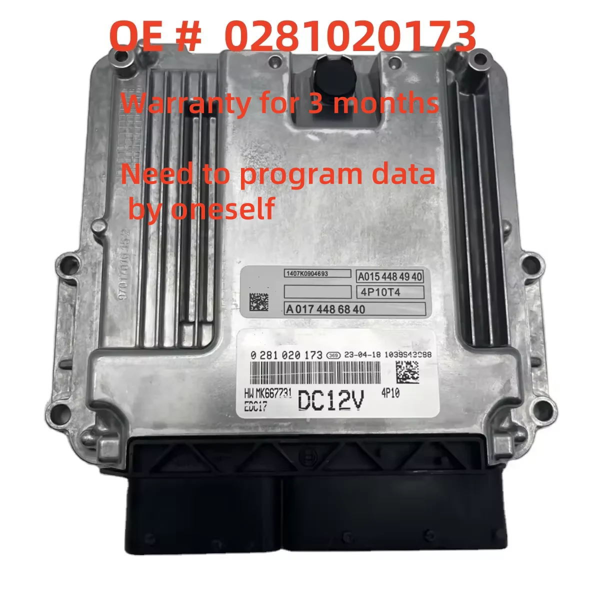 

high quality 0281020173 0281 020 173 Engine Computer Board ECM Electronic Control Module DC12V