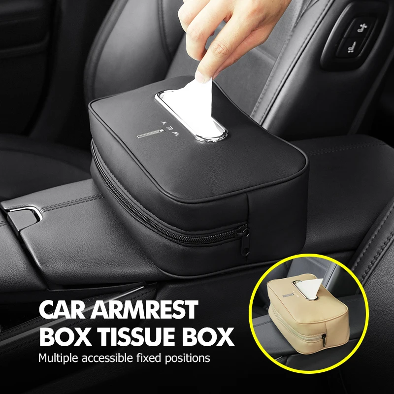 Коробка для салфеток на автомобильное сиденье, сумка для хранения бумажных полотенец, аксессуары для WEY Tank 300 VV6 VV5 VV7 GT Mocha, брызговики Коробка для салфеток на автомобильное сиденье, сумка для хранения бумажных полотенец, аксессуары для WEY Tank 300 VV6 VV5 VV7 GT Mocha, брызговики