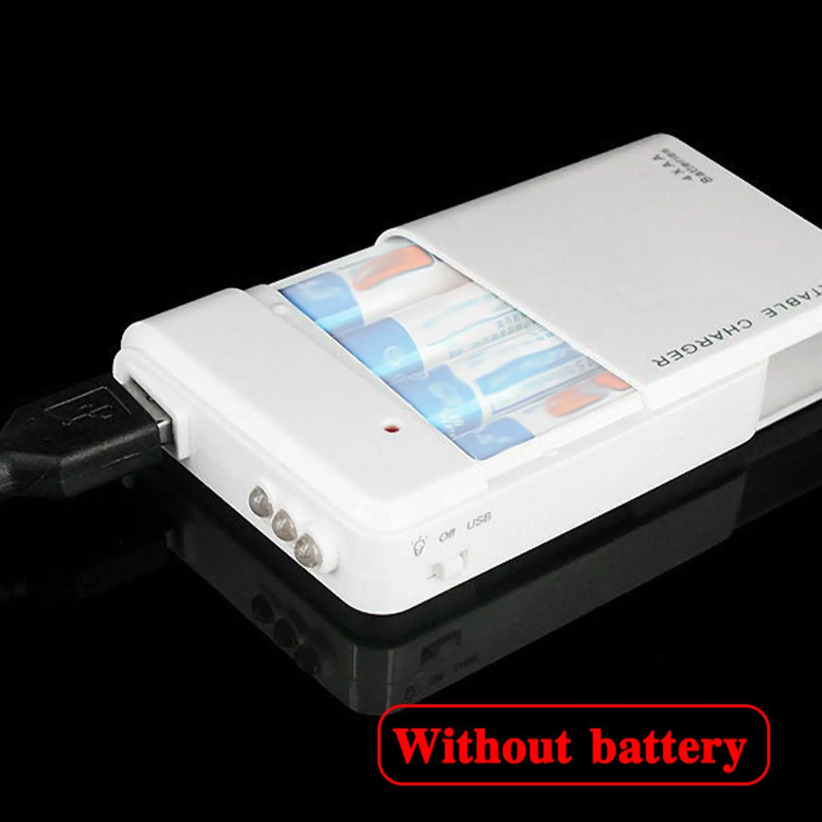 4 Slots AA Battery Charger USB Power Bank Rechargeable C5K5 Charger Charger Emergency Box AA Universal Charger External Bat R5M5