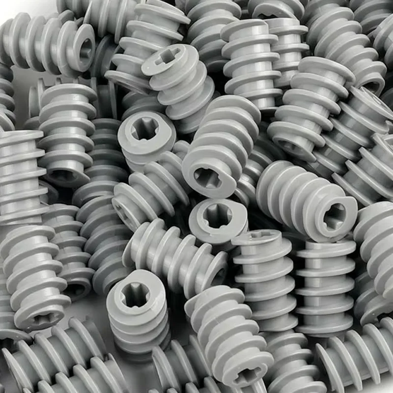 

200 шт. пластиковых спиральных шестерен 1x2, детали для конструктора, технология Worm Technology, 4716, для сборки MOC, маленькие кирпичики, модифицированные игрушки, аксессуары