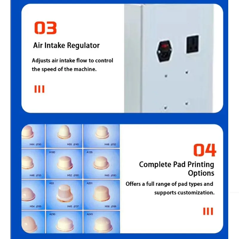 

220/110V Pneumatic Pad Printing Machine Sealed Oil Cup Pad Printing Machine Desktop Insole LOGO Pad Printer on Various Materials