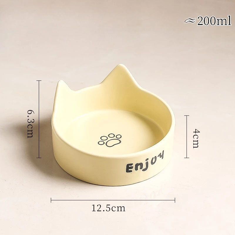 2026 Anti Spill Black Pet Bowl Non Slip Durable Food Water Dish Feeder For Cats Kittens Dogs Puppies Daily Pet Supplies