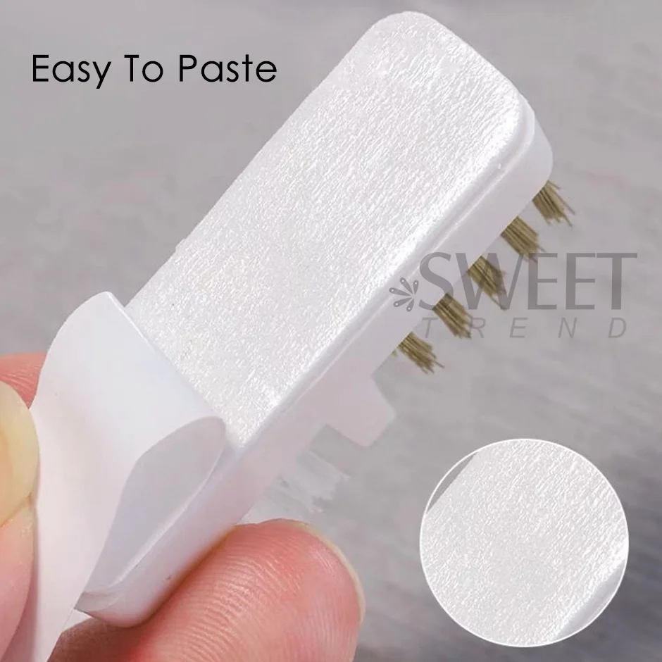 1/2pcs Nail Manicure Drills Bits Cleaning Tools 2 IN 1 Copper Wire Soft Bristles Electric Dust Removal Brush Polishing Manicure