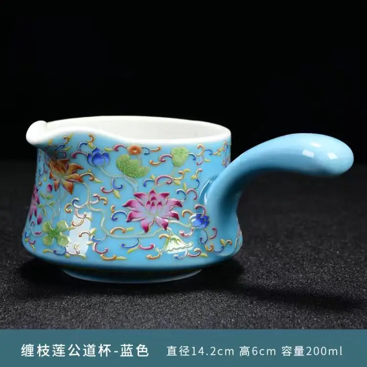 Tea Leaker Ceramic Large Teapot Kung Fu Tea Set Tea Dispenser Anti-scalding Heat-resistant Tea Cup Boutique Kitchen SuppliesGift