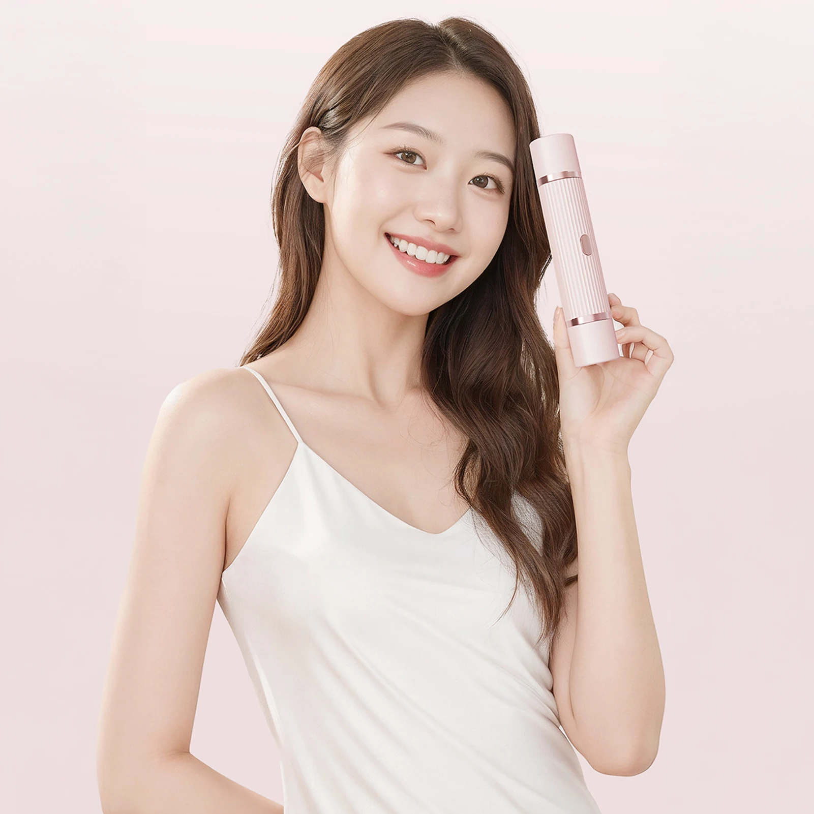 Elektrischer Rasierer, Bikini-Trimmer für Frauen, 2-in-1, tragbares Doppelkopf-Haarentfernungsrasiergerät für private Teile