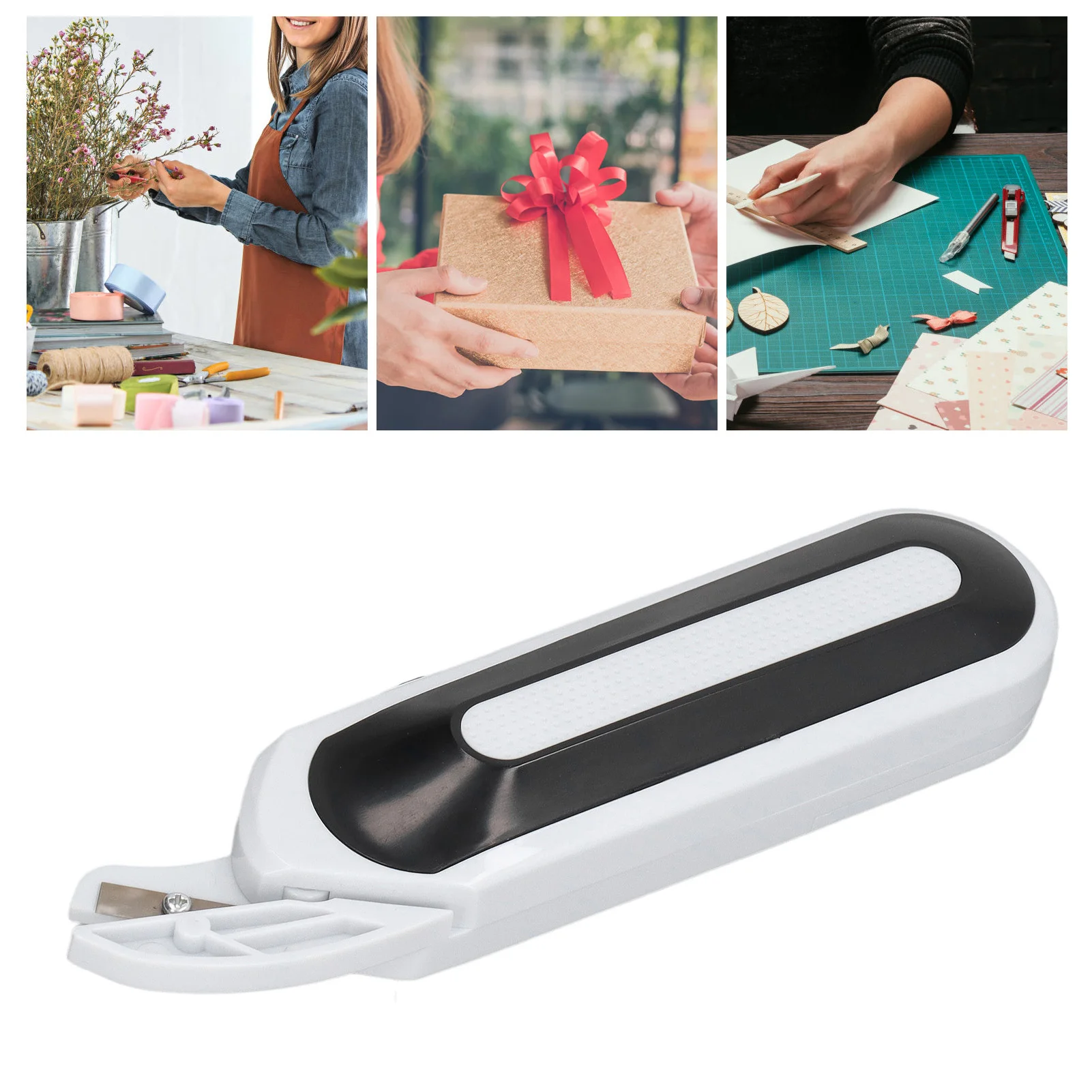 Electric Scissors ABS Material Portable Ergonomic Handle Electric Scissors Cordless Metal Blade for Artist for Sewing Crafting