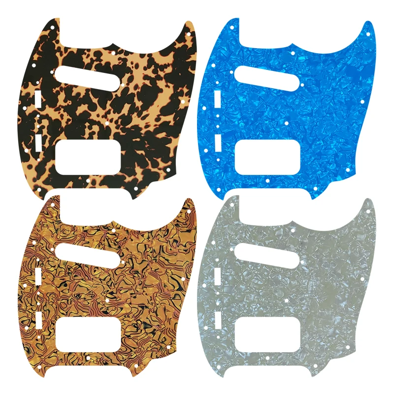 

Feiman Custom Guitar Parts For USA Fender Mustang SH Guitar Pickguard With Single And Humbucker Pickups Multicolor Options