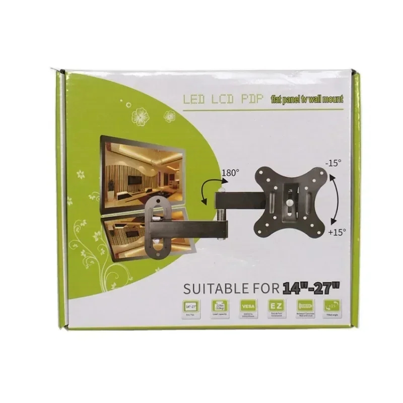 Wall Mount Bracket for TV LCD with Swivel Tilt for TV 14/17/19/22/24/27 Tablet