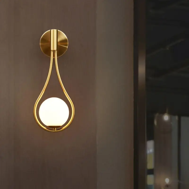 Vintage Vintage Industrial Wall Sconce โคมไฟ Mini สีขาว/กระจกใสใส,g9อบอุ่น/สีขาวสำหรับห้องนอน