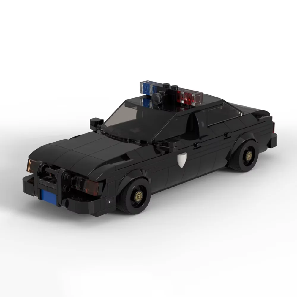 

Moc 442pcs Robocop City Car Speed Champion Classic Classic Car Building Blocks Brick Racing Model Children's Toy Gift