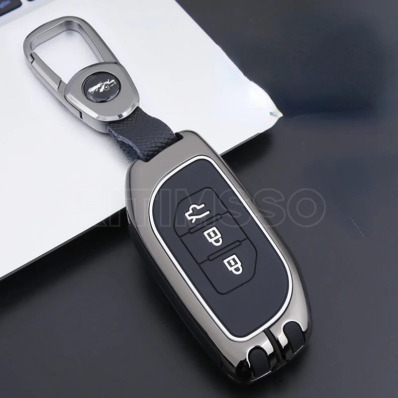 Zinc Alloy Car Key Case Bag Holder Key Protective Sleeve Cover For Dongfeng Fengxing Forthing T5 EVO 2021