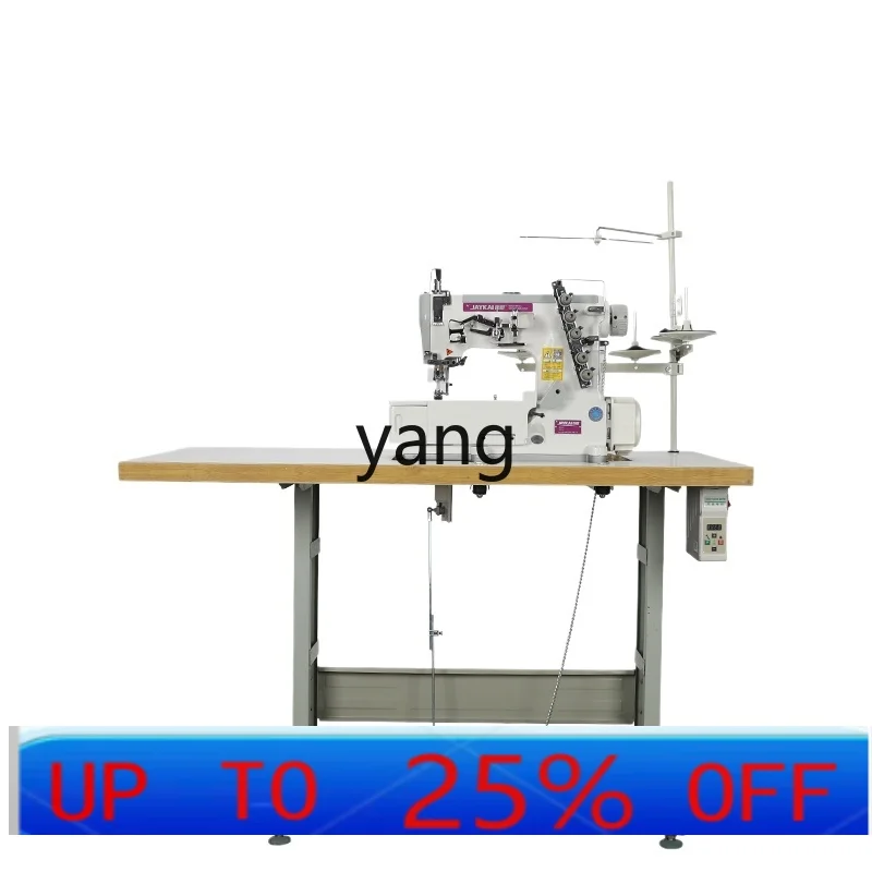 YJQ  Brand New 500 Three Needle Abd Five Line Flat Lock Machine Blanket Covering Machine Sewing Machine