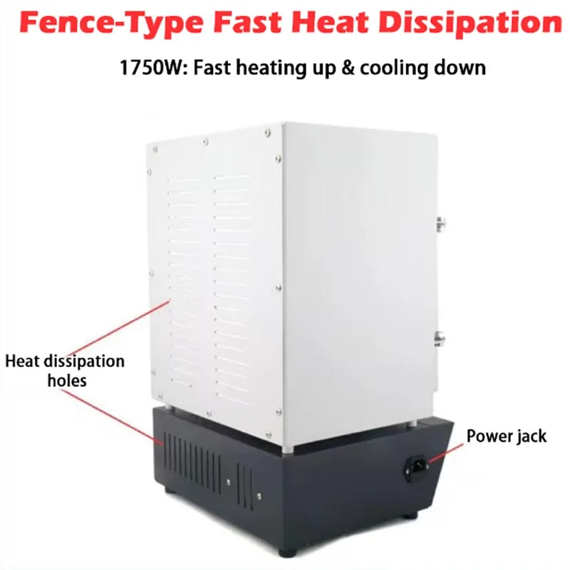 

Thermostatic Furnace with Window, Intelligent Control for Investment Casting Jewelry Molds and Metal Melting and Clay 110v/220v