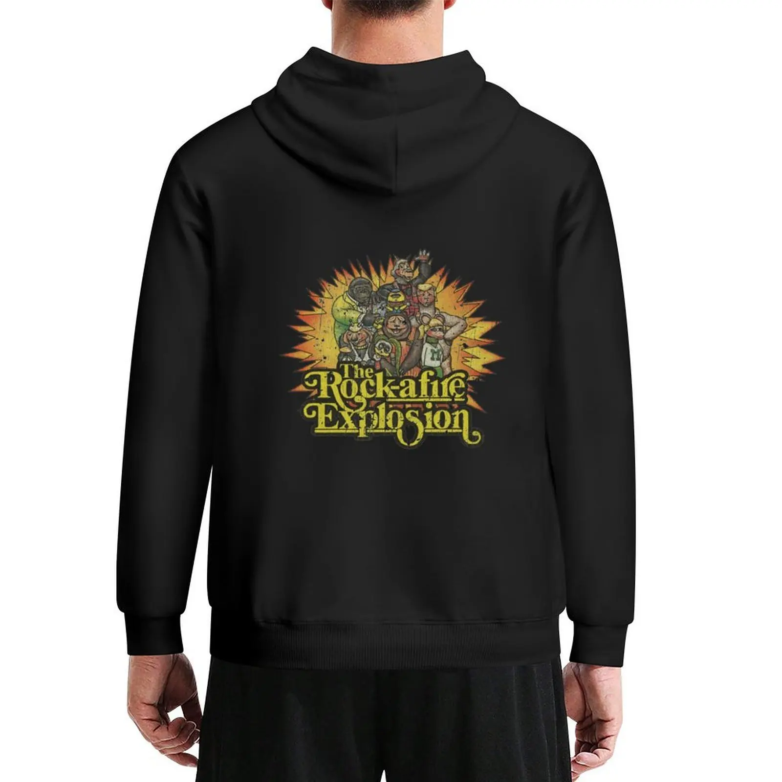 

Rock a fire Explosion Shirt Hoodie japanese style autumn clothes graphic t shirts men autumn jacket men men hoodie