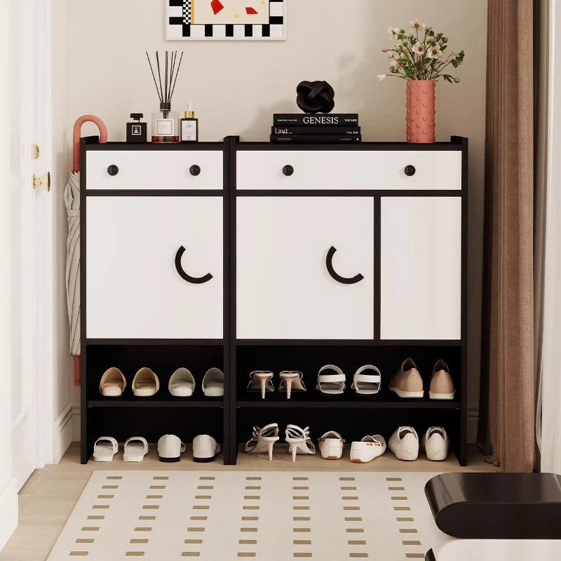 

Dopamine shoe cabinet home shoe cabinet integrated Memphis living room locker pink cute door cabinet