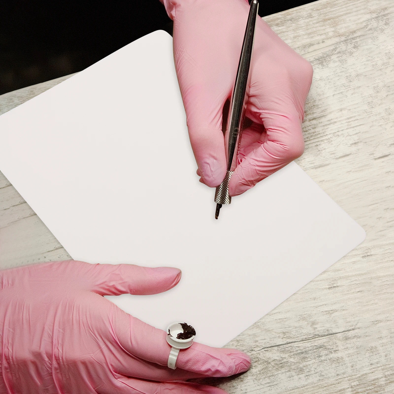 

10Pcs Silicone Practice Skin Artificial Tattoo Microblading Makeup Training Sheet Flexible Brow Lip Practice Skin for Beginners