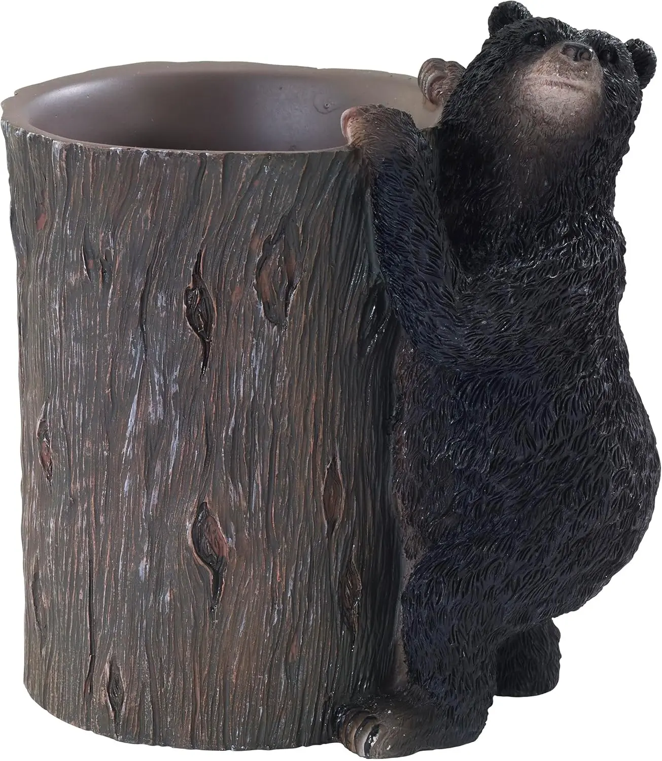 

Black Bear Lodge Tumbler & Countertop Organizer - Animal Inspired Home Decor for Rustic Style