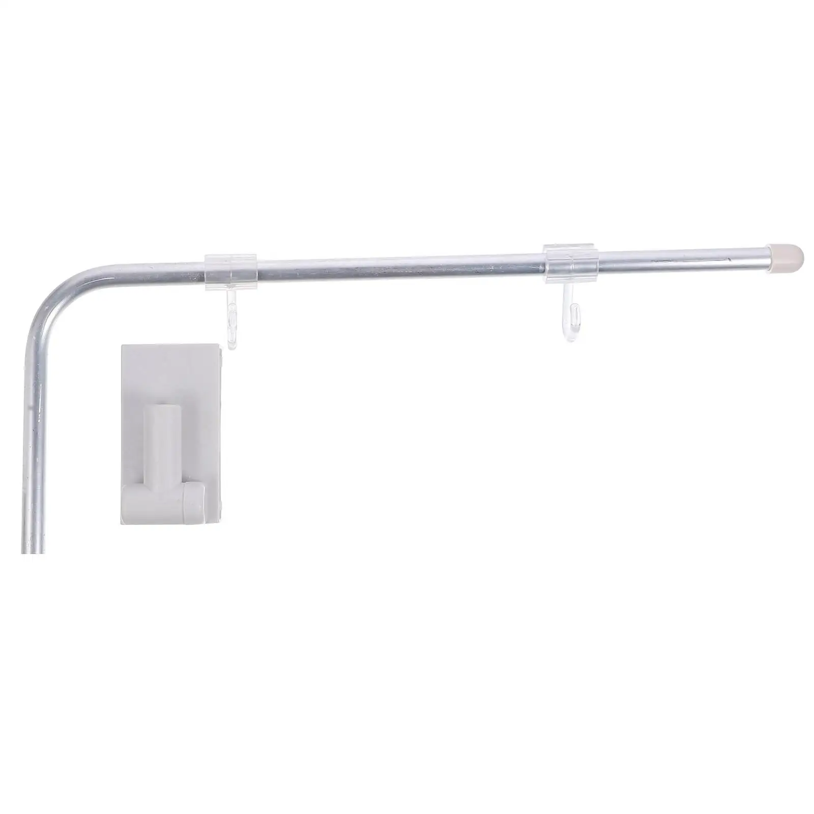 

Magnetic Sign Holder Base Stand Bracket Display Flag for Shelves Wall Mount8 16inch White Transparent Acrylic