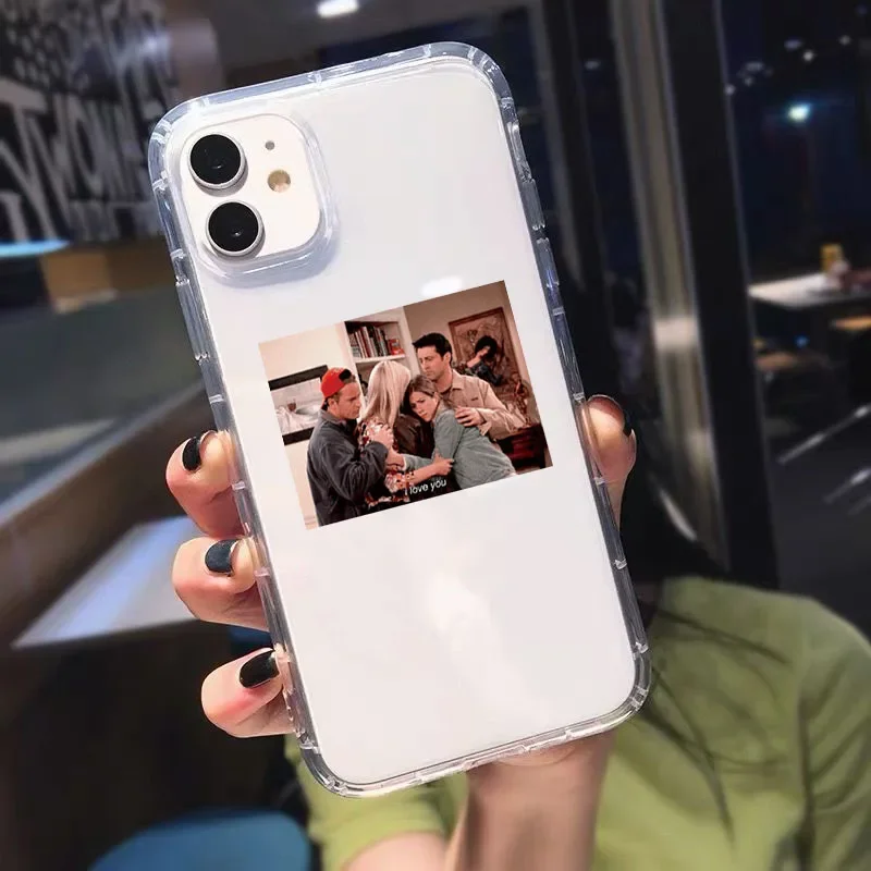 Central Perk Friends Phone Case For iPhone 11 Pro Max 12 7 8 14Plus X XR 15 13 Fashion TV Shows Clear Soft Cover Shockproof Capa