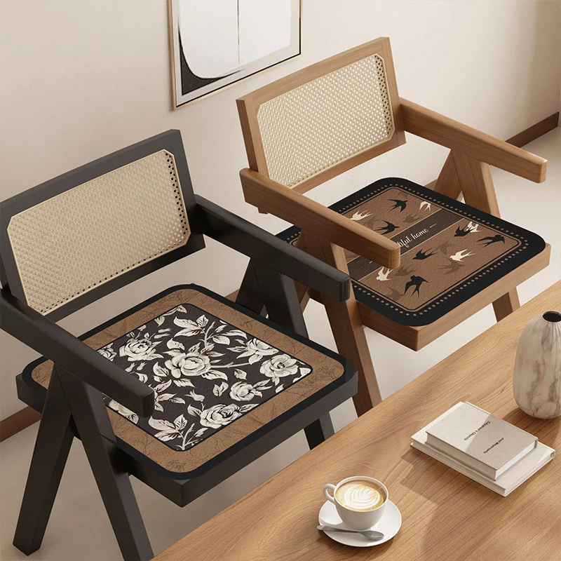 Chinese Style Chair Cushion Mahogany Stool Seat Pad Anti Slip  Floor Tatami Living Room Dining Table Sit Mat Meditation Cushi