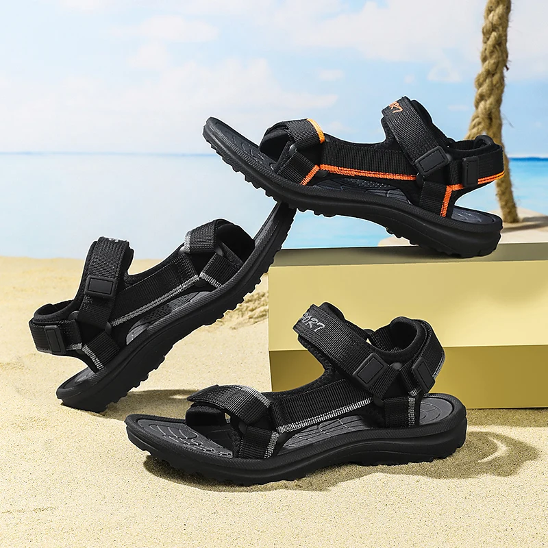 

Модные детские сандалии, нескользящие сандалии на мягкой подошве для мальчиков и девочек, детская обувь для малышей, летняя пляжная обувь