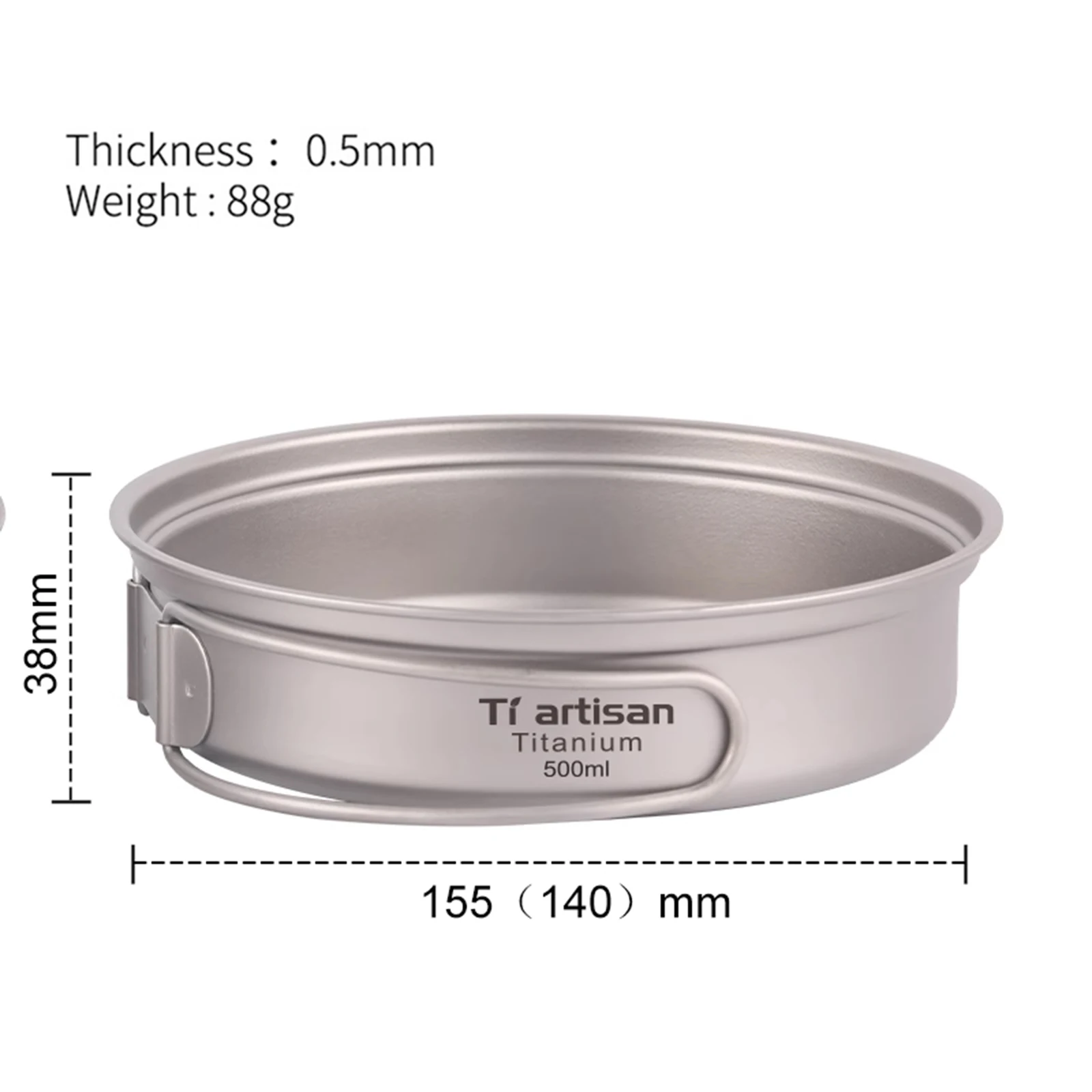 Camping Pan Frying Pan Cooking Frying Pan Outdoor Hiking Practical for durable Easy To Clean Lightweight Anti-rust