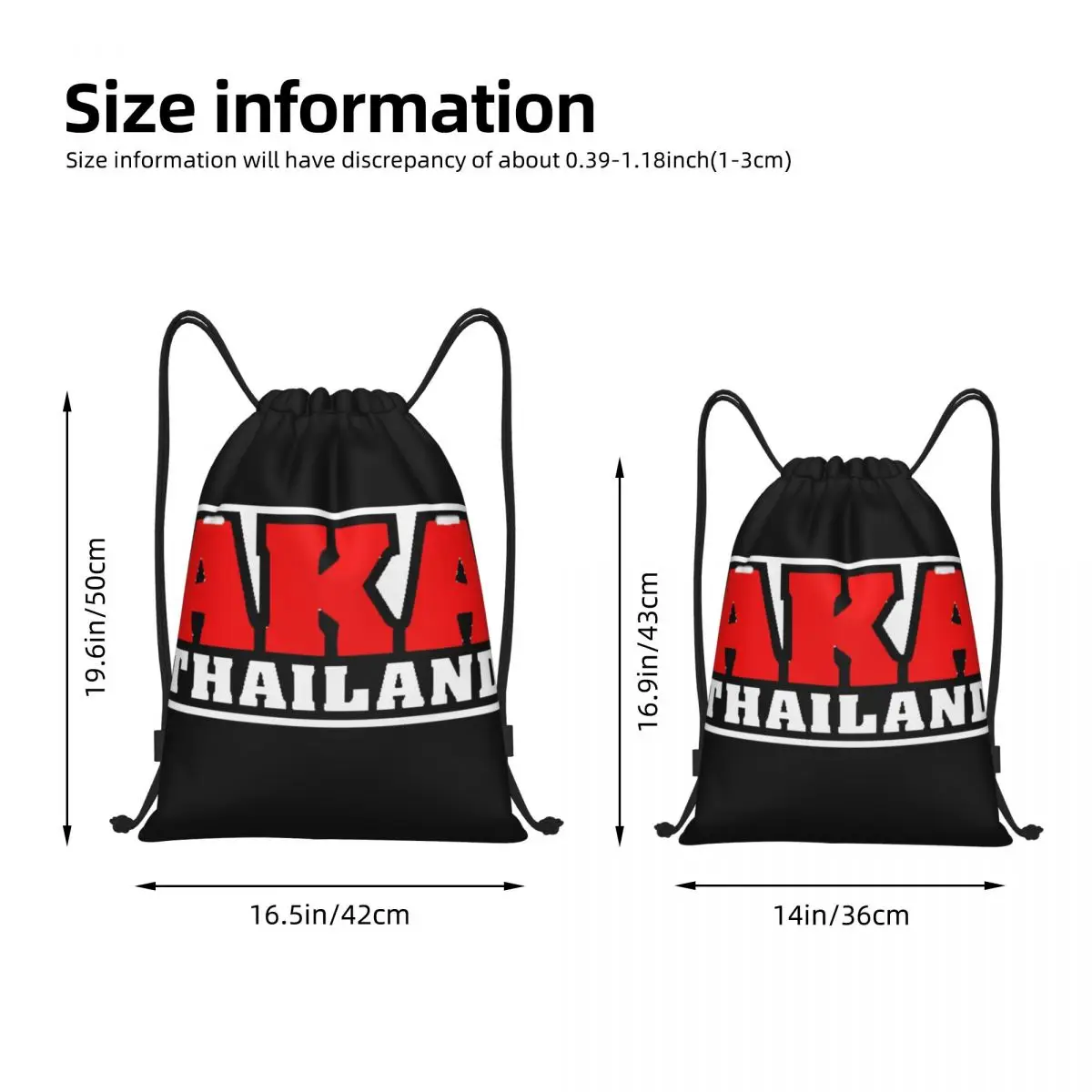 Aka Thailand Gym Multifunktions tragbare Kordel zug Taschen Sporttasche Bücher tasche für Reisen