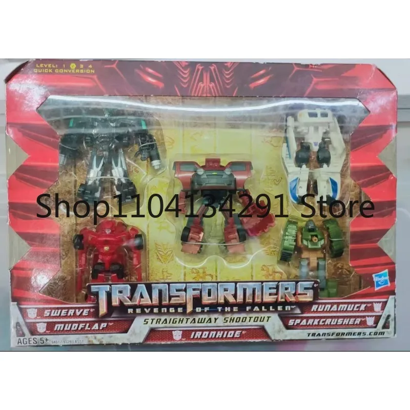 

Hasbro Transformers 2: Ironhide, Fender, Jazz, Warhammer - Soldier Class - 2009 Movie Set - Action Figure