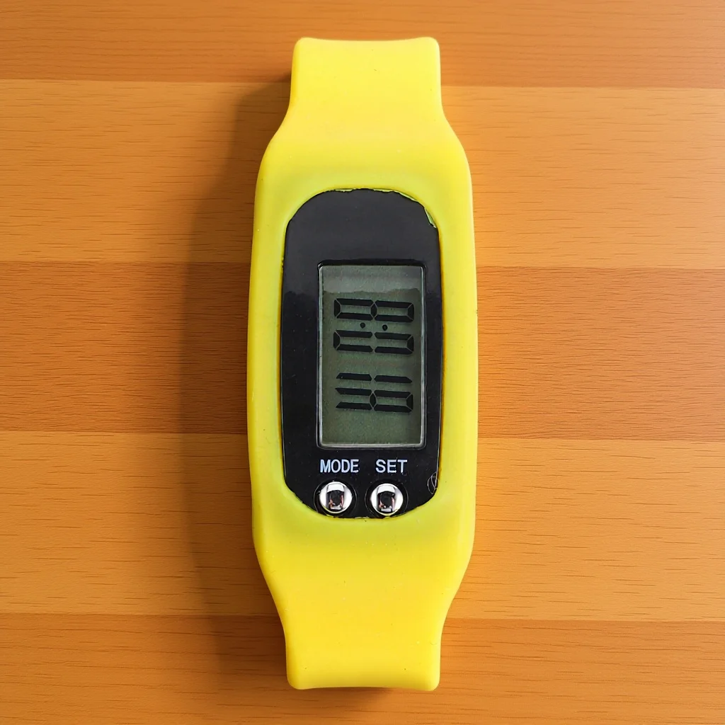 

Bracelet Pedometer Wrist Silicone Step Counter Watch Lightweight Portable Step Counting Supplies Pedometer Bracelet Watch