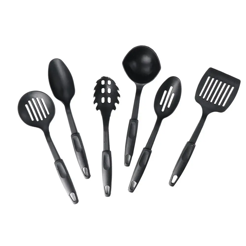 

Nonstick MultiFunctional Cooking Tool Plastics Tableware Set Pot Shovel Suit Food Shovel Food Tongs Set Soup Spoon