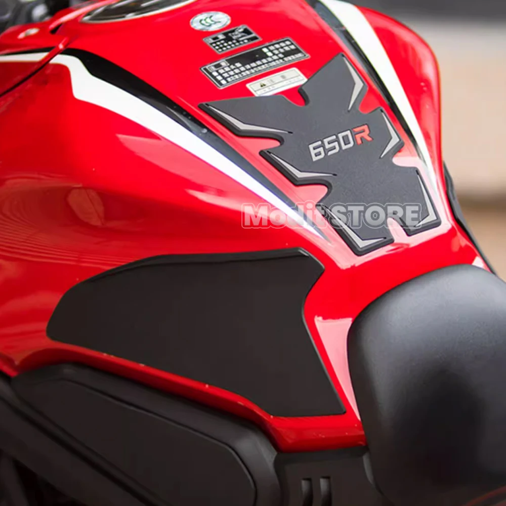 Skórzane nakładki na zbiornik do honda CBR650R CB650R 2019-2024 naklejka ochronna podkładka trakcyjna stronie motocykla accessori