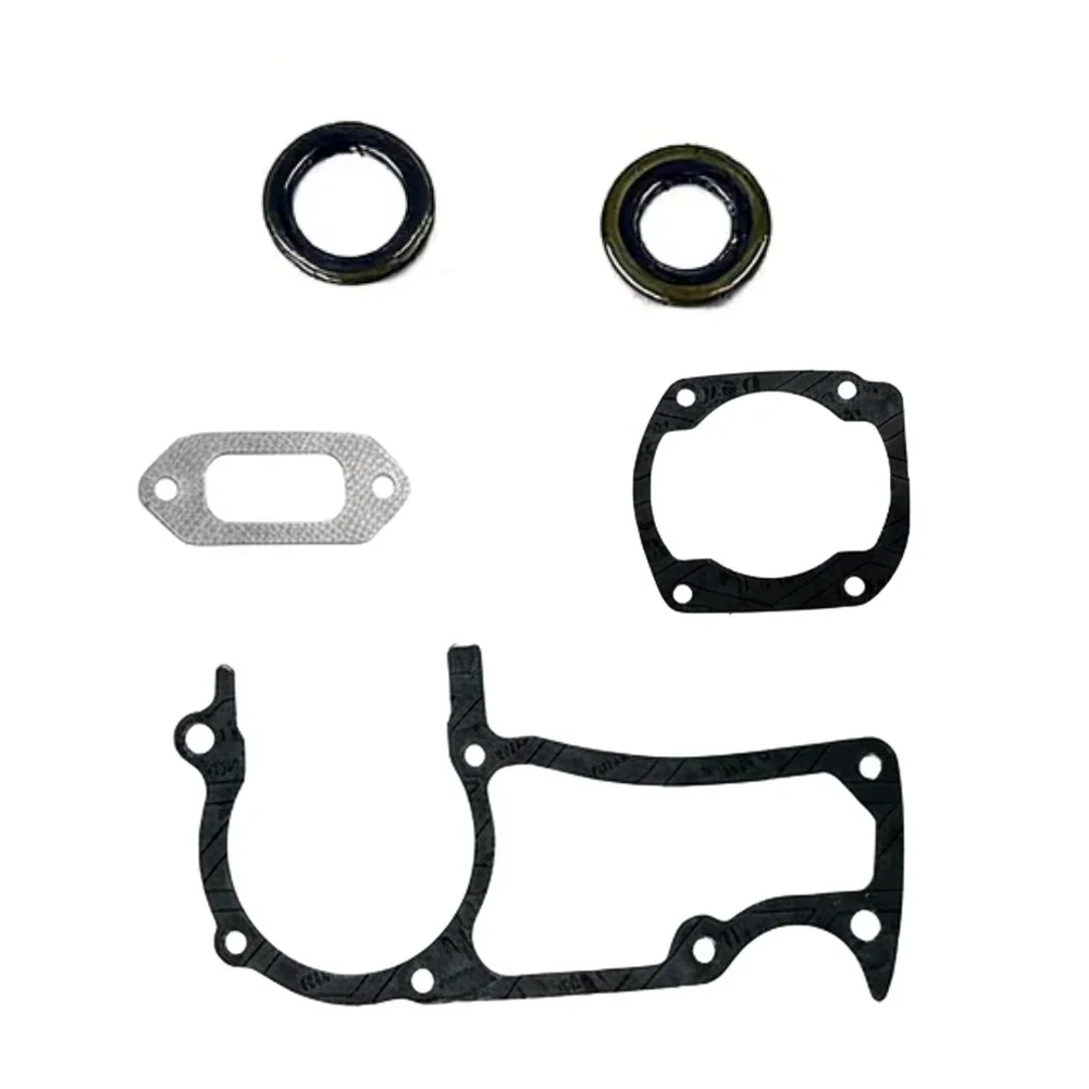 For Fuel Chainsaw Lawn Mower Oil Seal Gasket Set H365 for Garden Machinery Includes 5 Pieces for Reliable Operation
