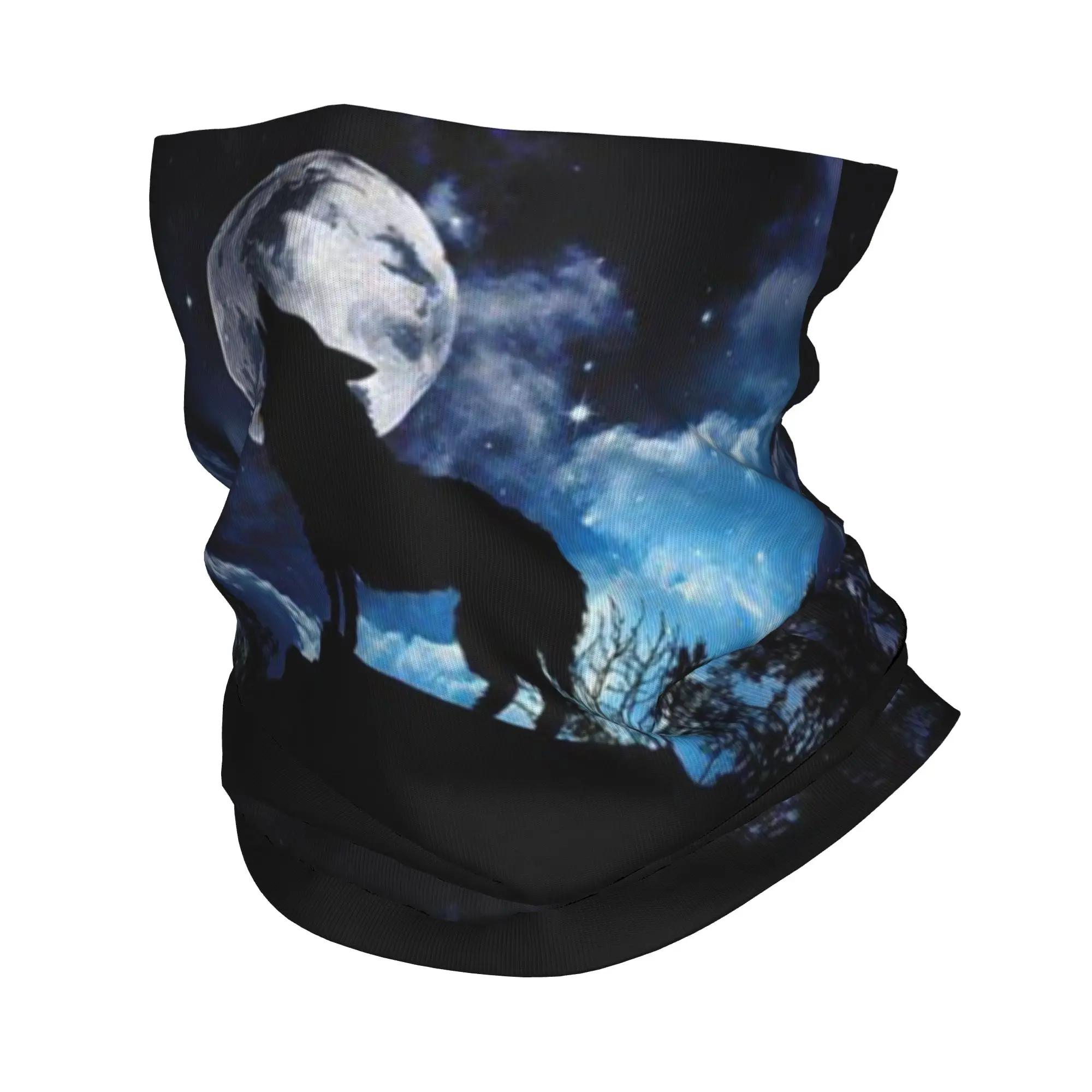 

Werewolf Moon Bandana Neck Cover Printed Face Scarf Warm Balaclava Riding Unisex Adult