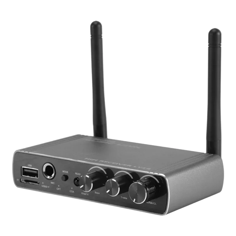 

Y22A-New LY18 HIFI Lossless Bluetooth Receiver Long Distance Bluetooth Adapter 5.4 Adapter Audio Wireless Receiver 6 In 1