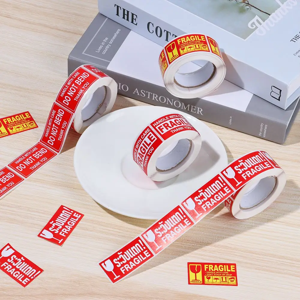 Safety Packaging Mark Adhesive Office Fragile Warning Sticker Shipping Express Label Handle With Care Keep Special Tag