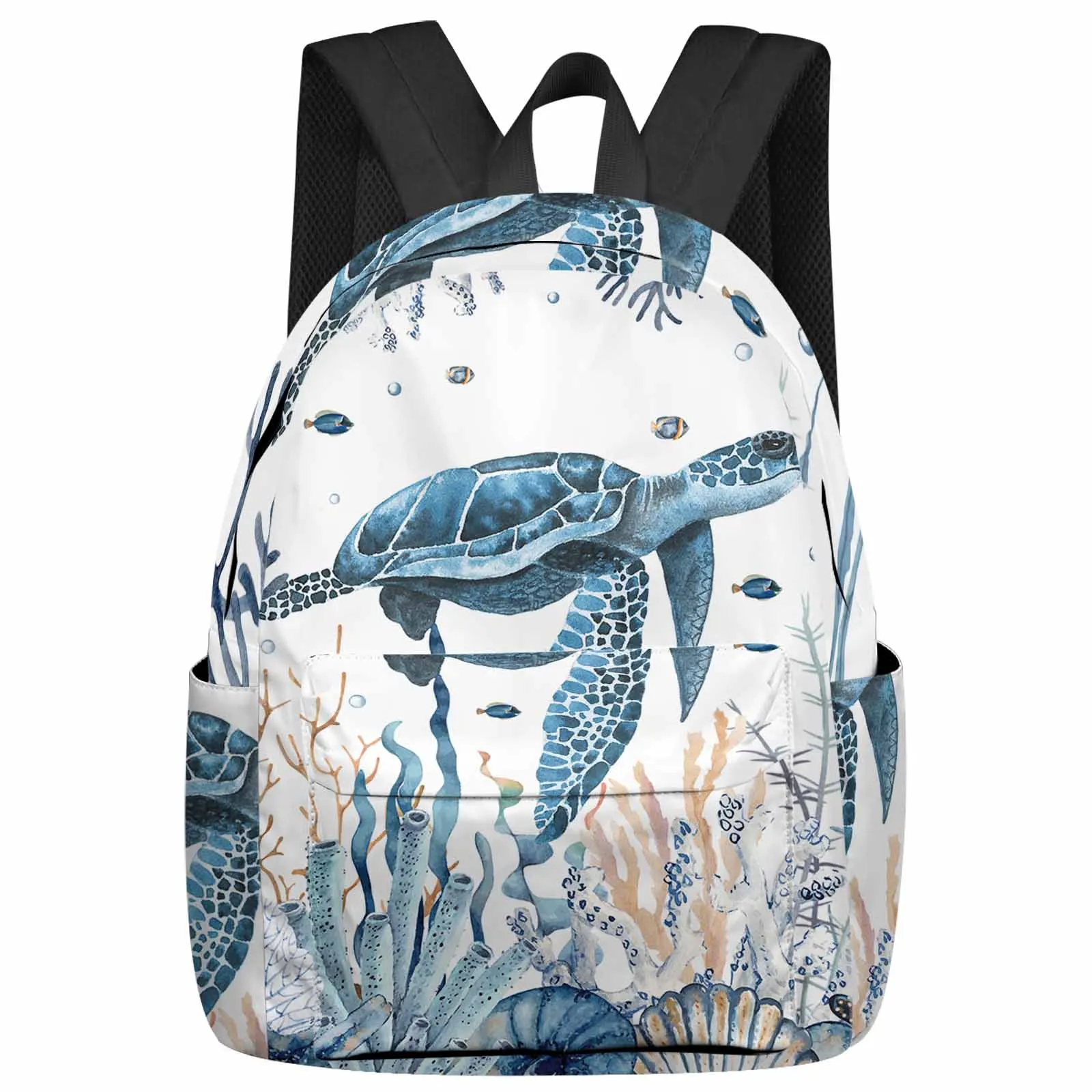 Summer Marine Life Backpacks Teenagers Student School Bags Laptop Custom Backpack Men Women Travel