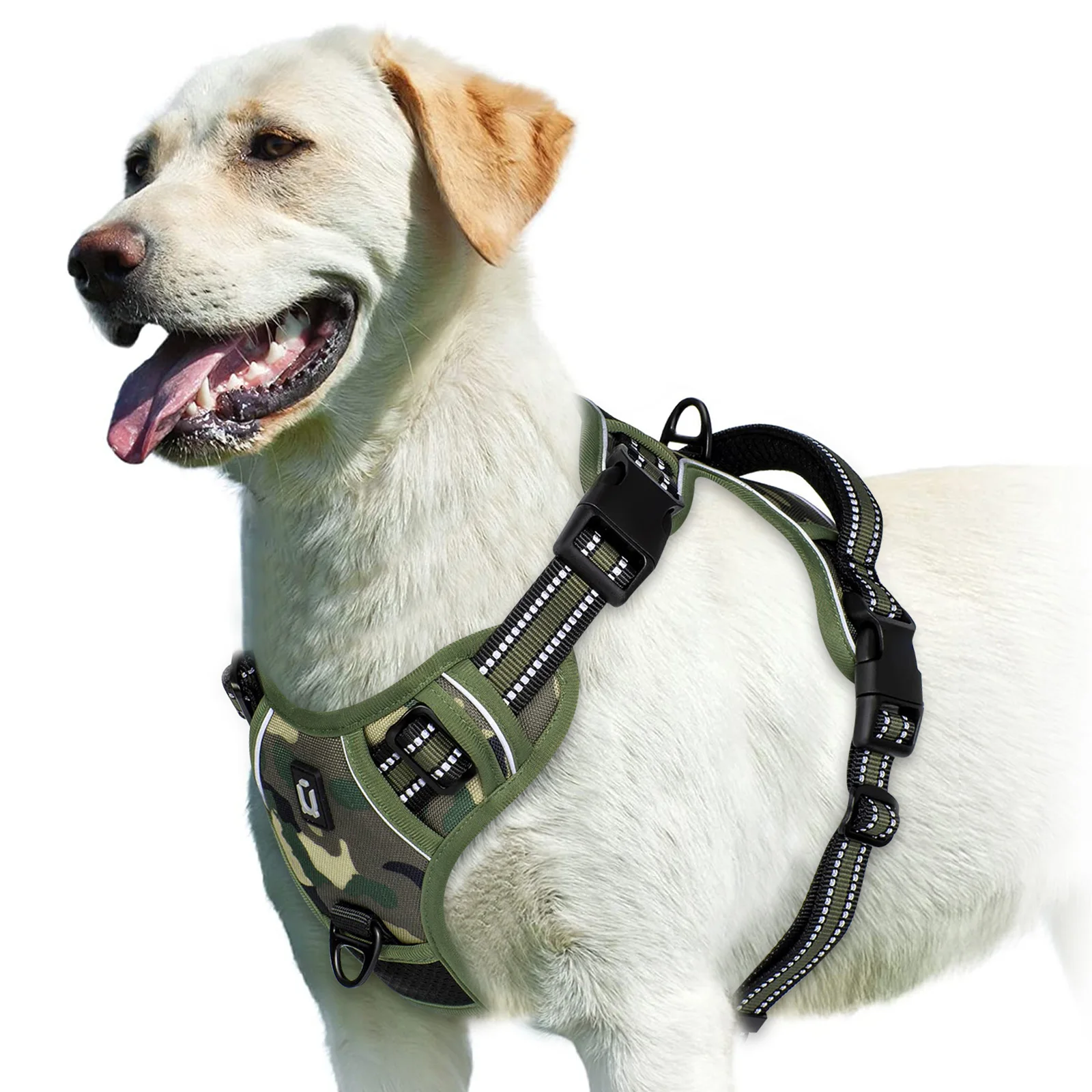 Walk Easy harness in Army Green