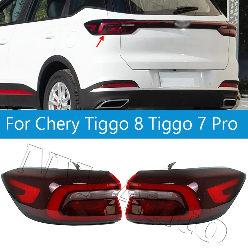 Taillight Brake Light  For Chery Tiggo 8 Tiggo 7 Pro  Rear Bumper Inner Outer  Taillight Brake Light