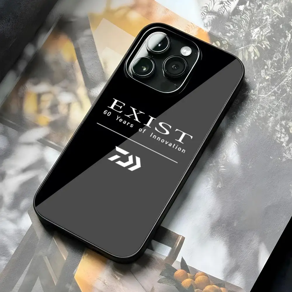 Daiwa Fishing Logo Phone Case For IPhone 16 15 17 14 11 12 15 13 Pro Max 8 7 6 Plus X SE XR Hard Silicone PC+TPU Case
