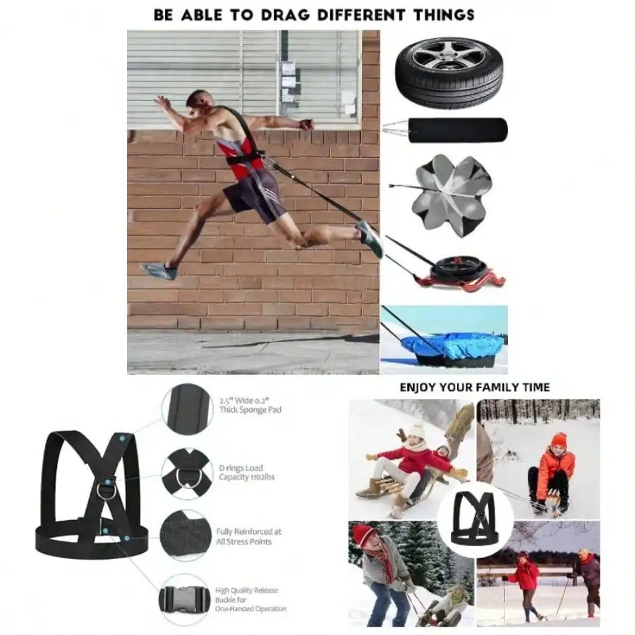 

Трос для тяги с шинами, тренажер для развития скорости и силы, сопротивления и помощи при тренировках, оборудование для физической подготовки на открытом воздухе