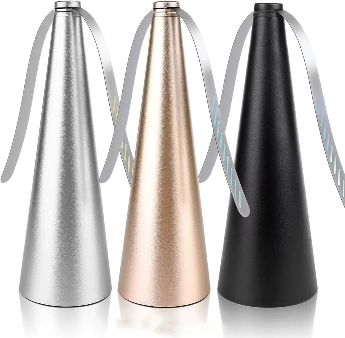 Práctico ventilador repelente de moscas con aspas suaves, USB o con pilas, ventilador para moscas portátil y silencioso que mantiene su comida limpia